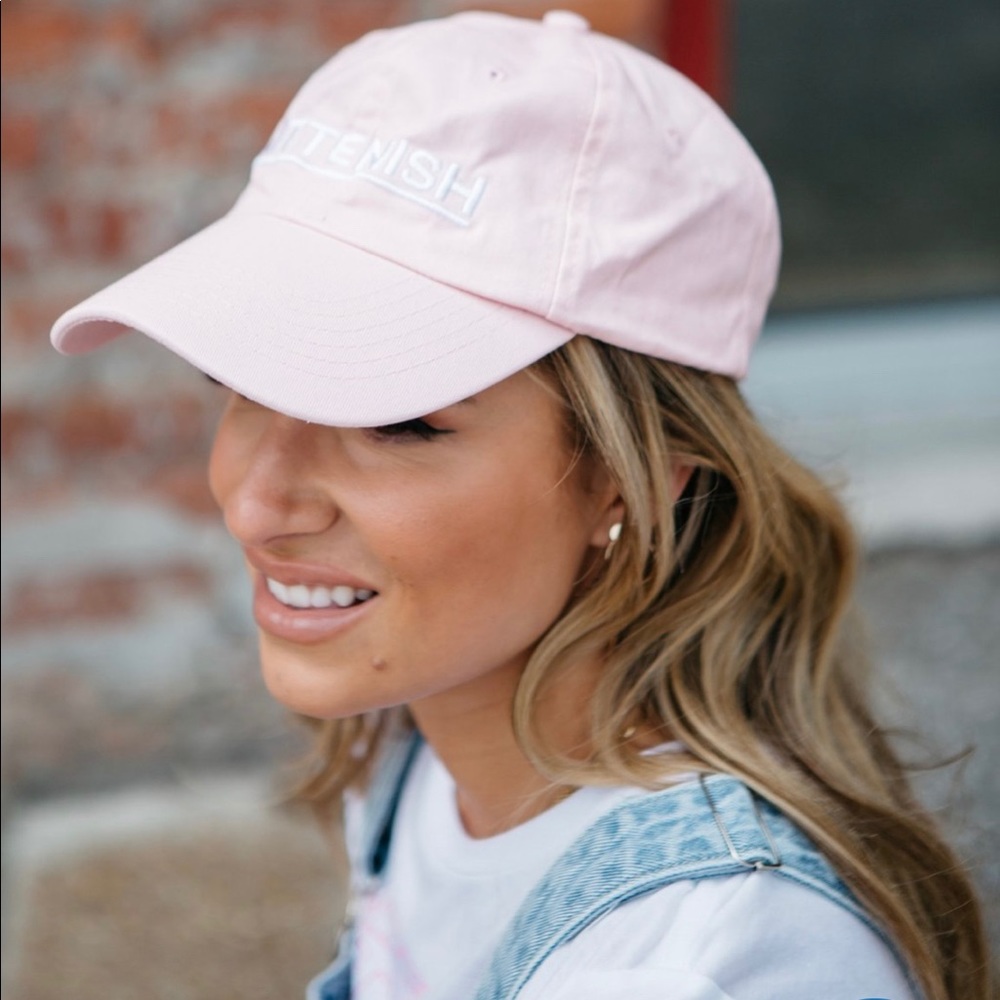 Kittenish Ball Cap In Pink